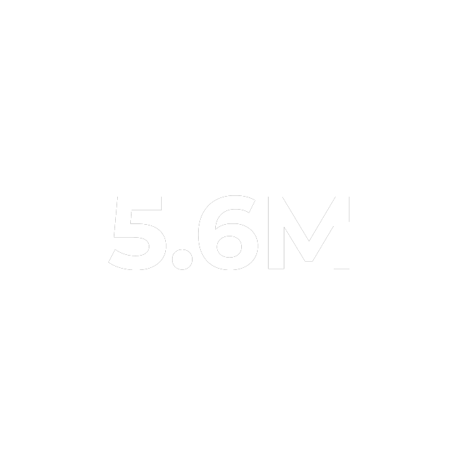 5.6 million