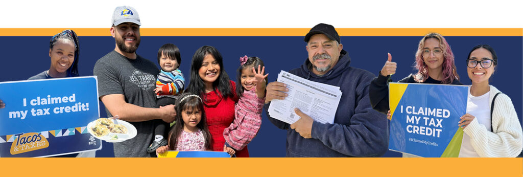 Claiming tax credits and filing for free.