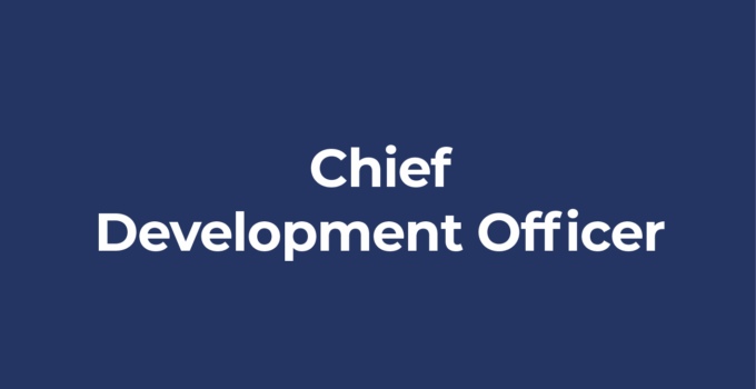 Hiring: Chief Development Officer