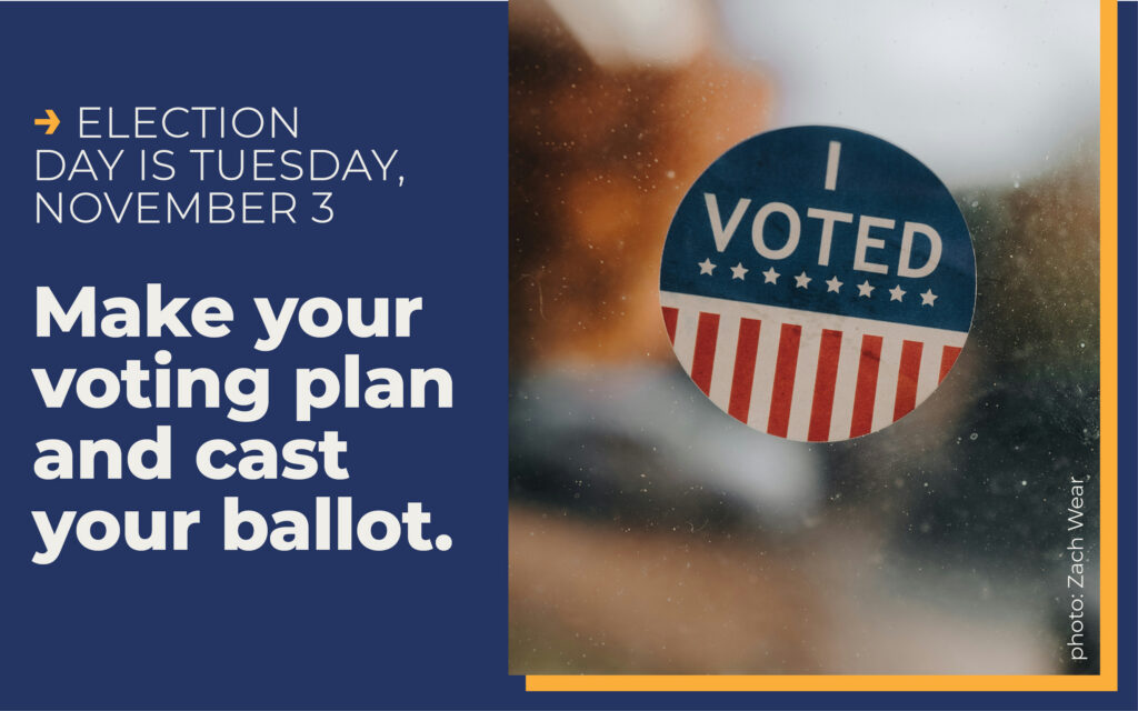 Make a plan to cast your ballot.